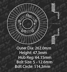 [Front + Rear] Rotors w/Ceramic Pads OE Brakes (2012 Honda Civic EX)