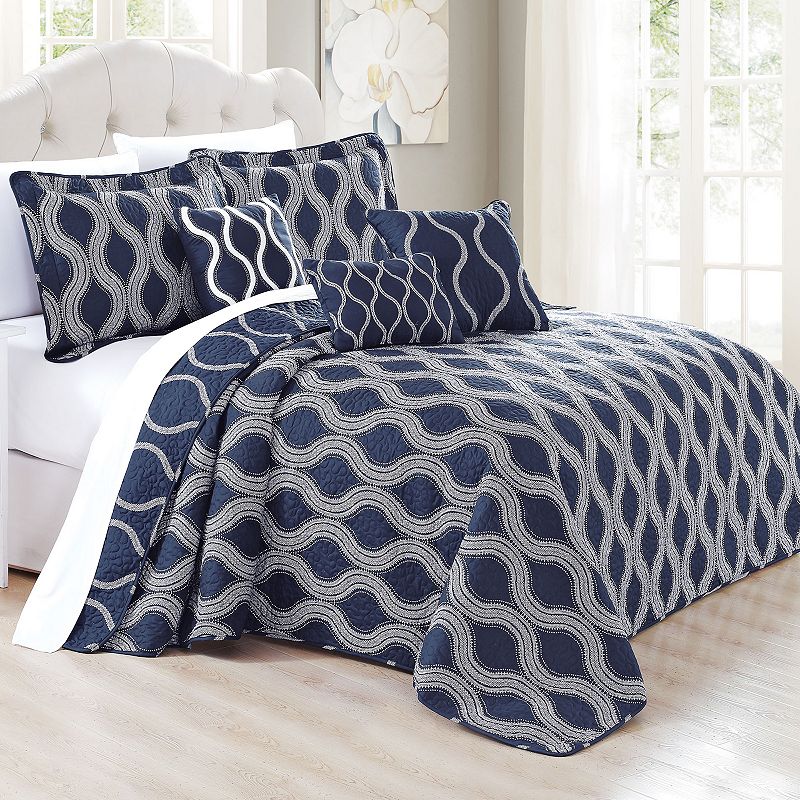 Charleston Printed Quilt 6-Piece Bed Spread Set