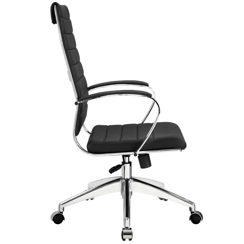 Jive Ribbed High Back Tall Executive Swivel Office Chair With Arms