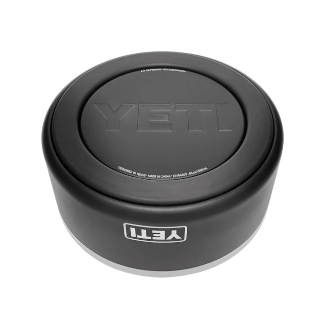 YETI Boomer 8， Stainless Steel， Non-Slip Dog Bowl， Holds 64 Ounces， Black