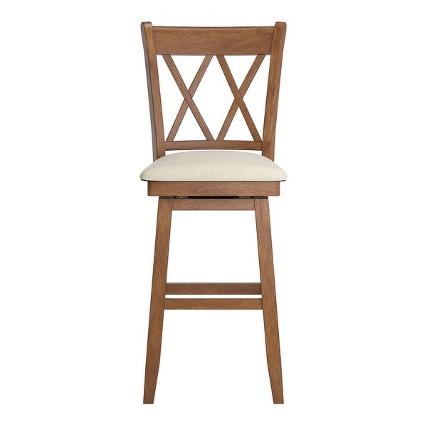 Sheena Bar Stool with Swivel， Oak