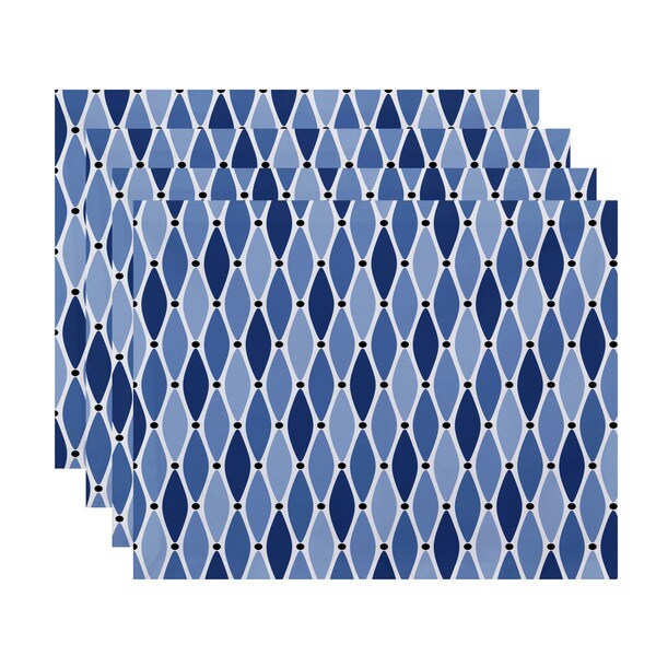 18 x 14-inch Wavy Geometric Print Placemat (Set of 4)