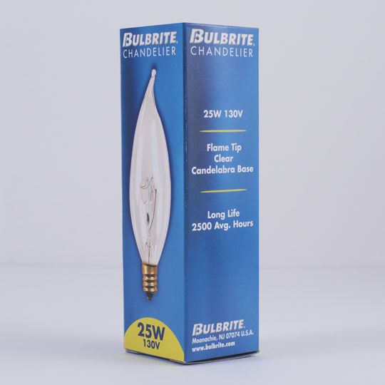 Bulbrite Incandescent Ca8 Candelabra Screw (E12) 2...