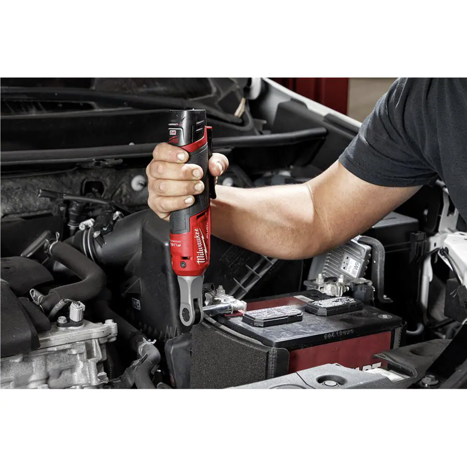 Milwaukee M12 FUEL 12-Volt Lithium-Ion Brushless Cordless High Speed 1/4 in. Ratchet (Tool-Only)