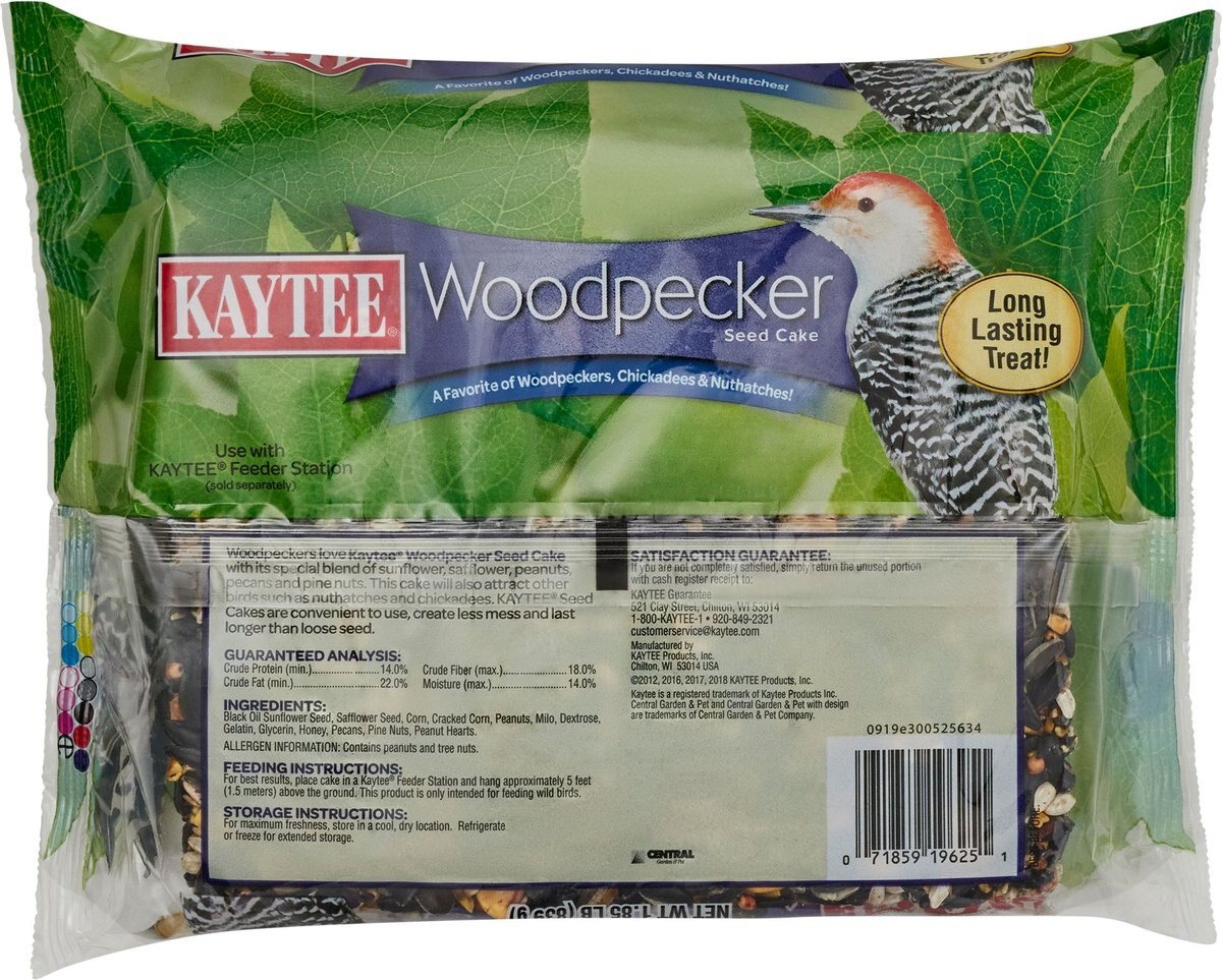 Kaytee Woodpecker Seed Cake Wild Bird Food