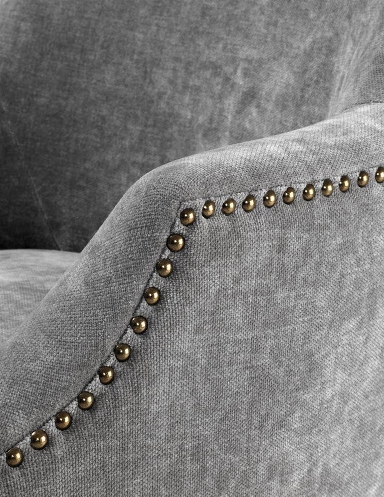 Nailhead Trim Dining Chair  Eichholtz Legacy   Transitional   Dining Chairs   by Oroa   Distinctive Furniture  Houzz