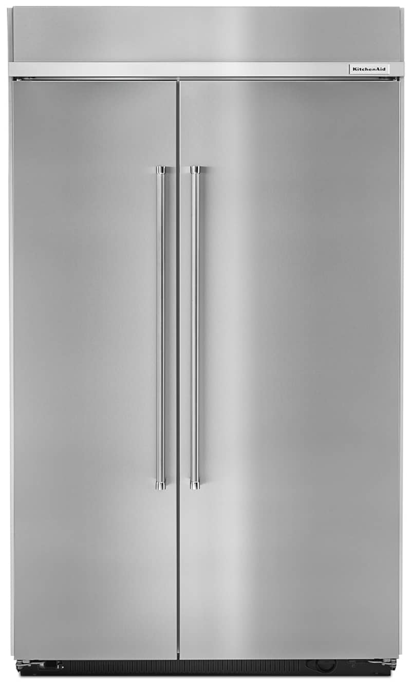 KitchenAid 30 Cu. Ft. PrintShield Stainless Steel Built-In Side-By-Side Refrigerator