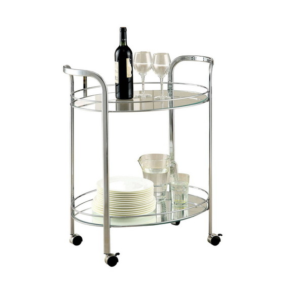 Benzara BM123211 Loule Contemporary Serving Cart I...