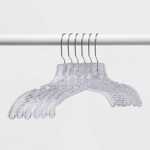 6pk Crystal Dress Hangers