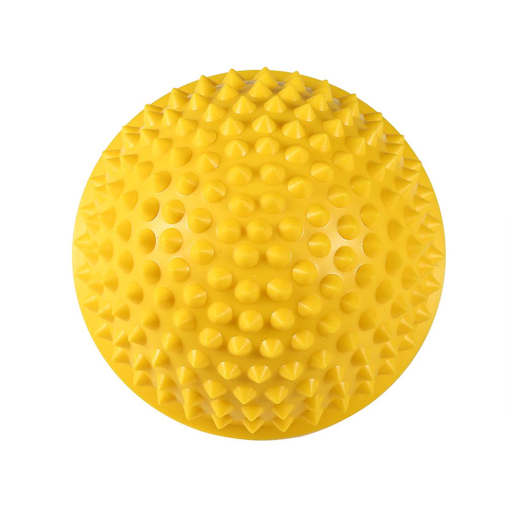 Half Round Pvc Massage Ball Yoga Balls Fitness Exercise Gym Massageryellow