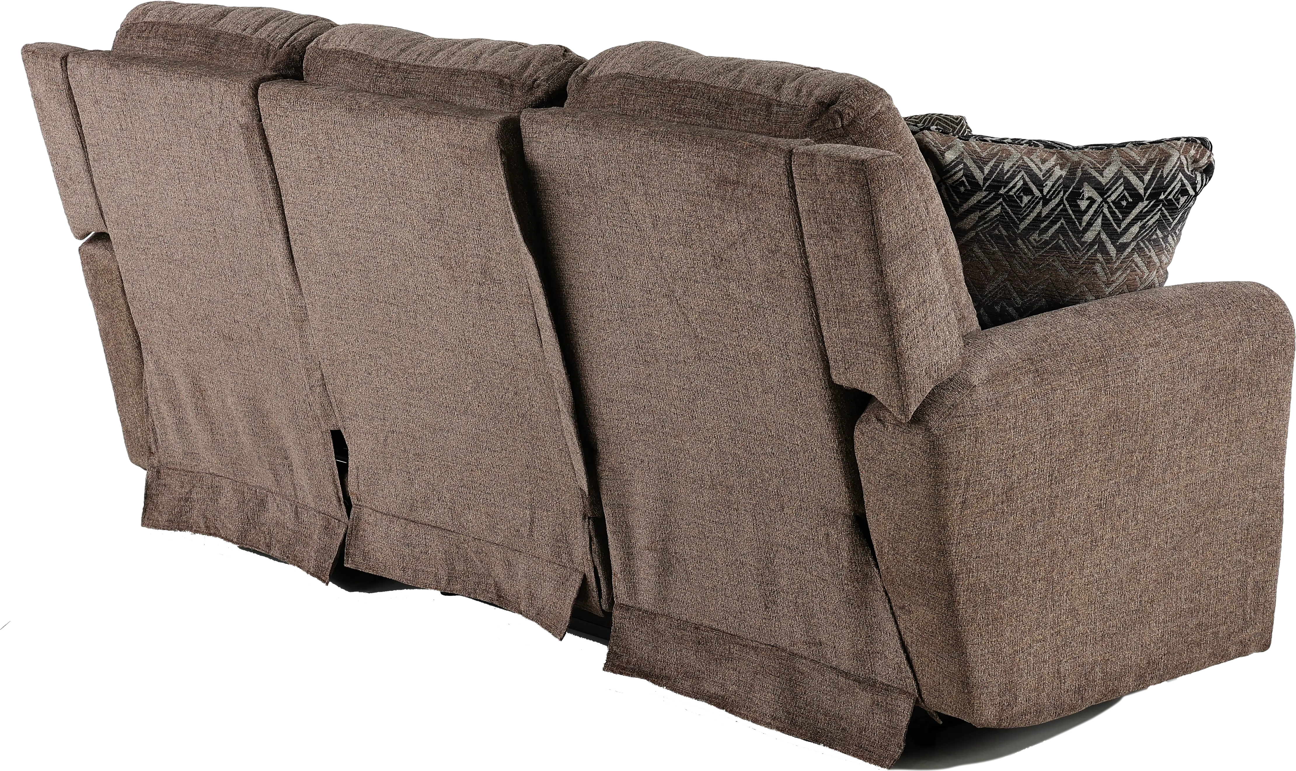 Calvin Otter Brown Power Reclining Sofa