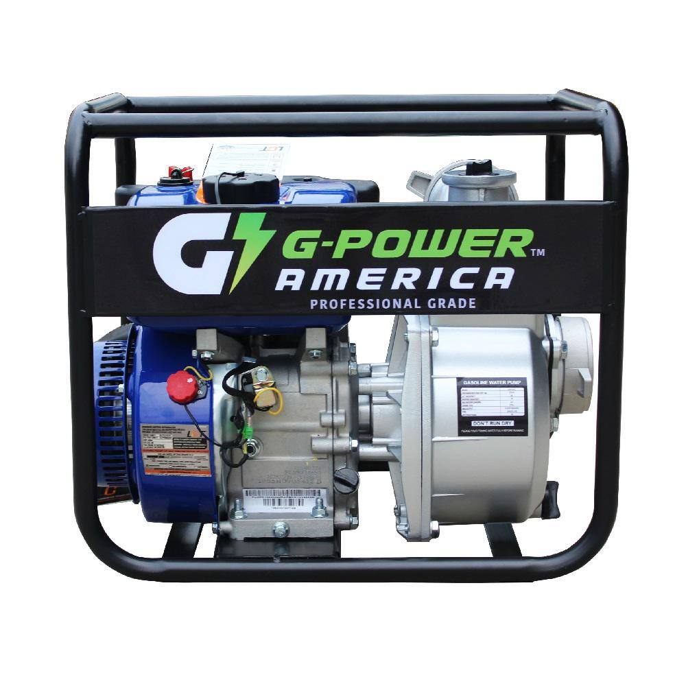 7 HP 3 in. Gas Semi-TrashWater Pump with 208cc7 HP LCT Commercial Grade Professional Engine 227.3 GPM GNP30C