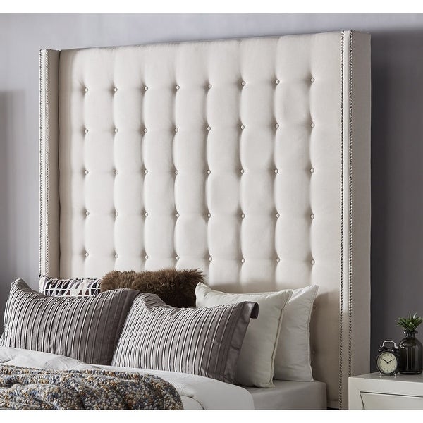 Marion Tall Tufted Wingback Headboard by iNSPIRE Q Bold - - 19511384