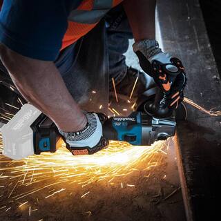 Makita 40V Max XGT Brushless Cordless 4-125 in. Angle Grinder with Electric Brake AWS Capable (Tool Only) GAG04Z