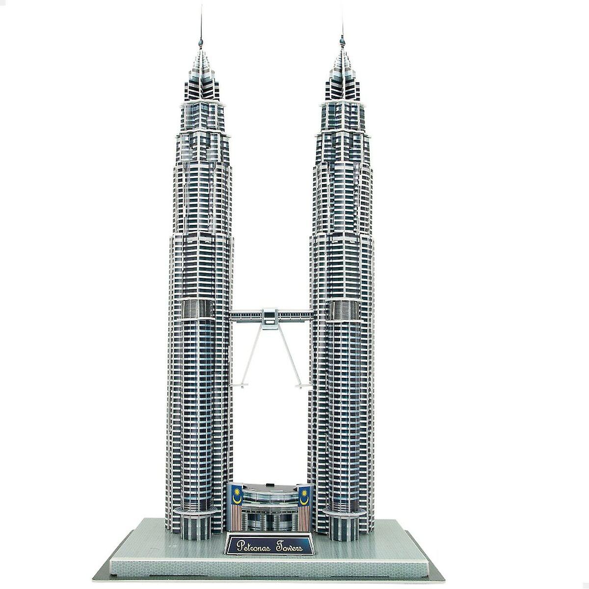 3D Puzzle Colorbaby Petronas Towers 27 x 51 x 20 cm (6 Units)