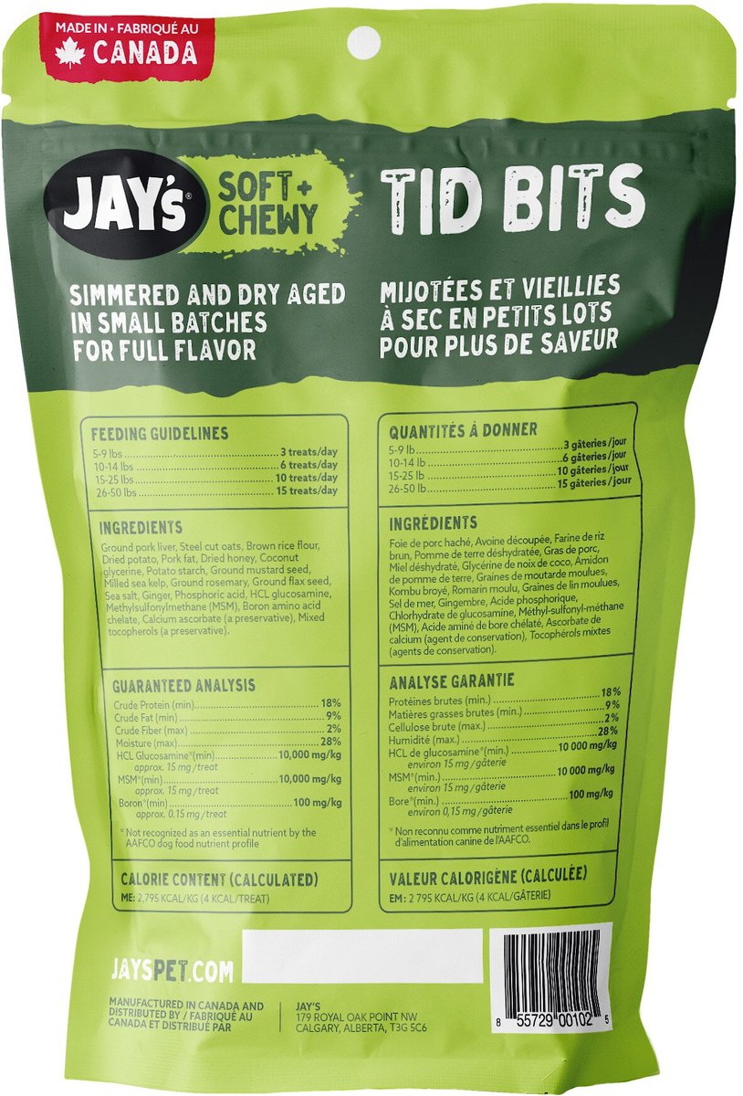 Jay's Soft and Chewy Tid Bits Hip and Joint Dog Treats