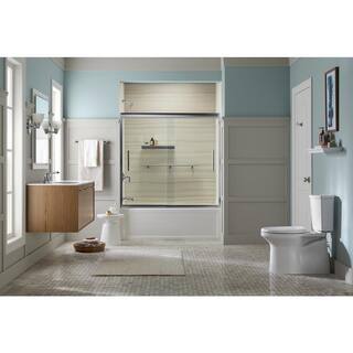 KOHLER Archer 66 in. x 32 in. Soaking Bathtub with Left-Hand Drain in White K-1948-LA-0