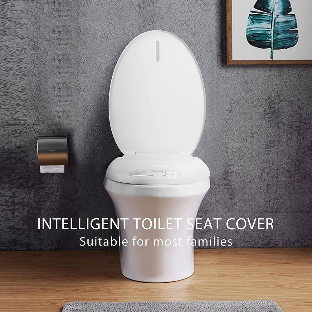 VIVOHOME Smart Heated Electric Bidet Seat for Round Toilets in White X002SPXFOT