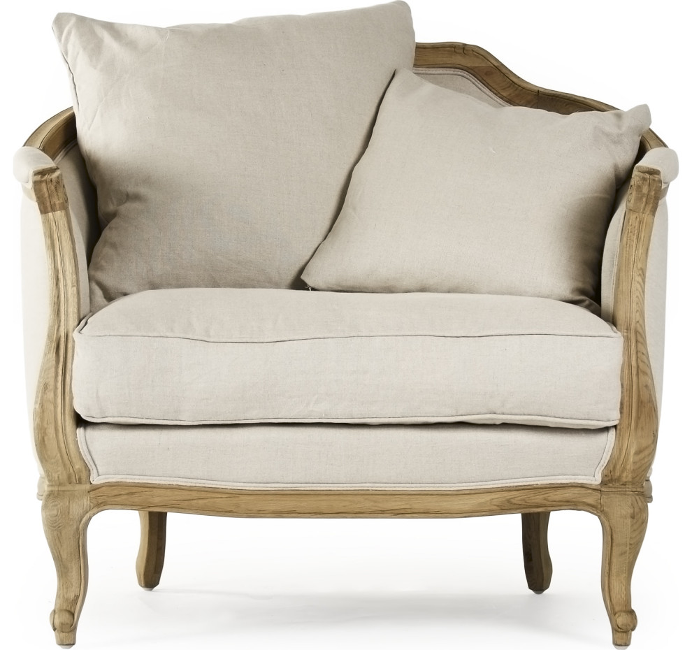 Maison Love Chair   Farmhouse   Armchairs And Accent Chairs   by HedgeApple  Houzz