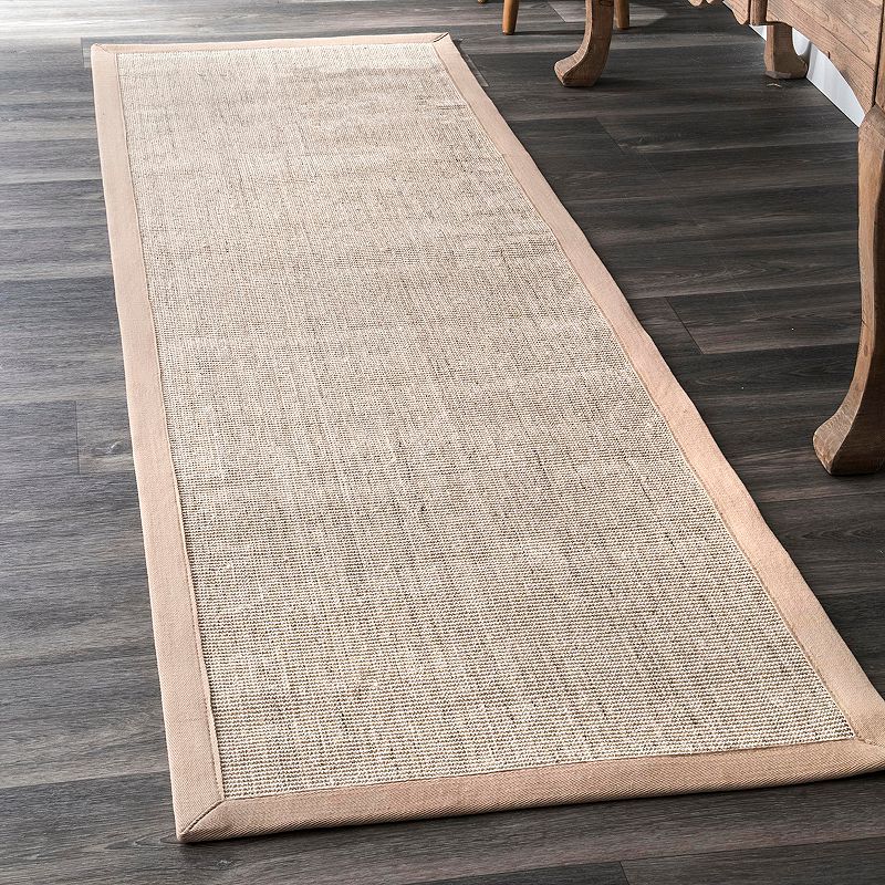 nuLOOM MaryJo Framed Sisal Rug