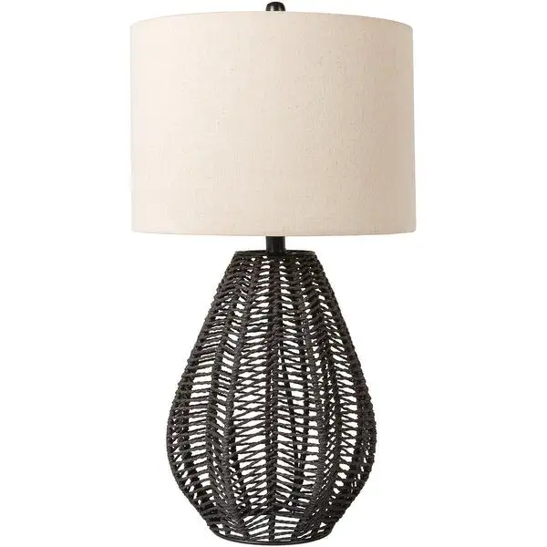 Cromwell Bohemian Paper Rattan Table Lamp - 26