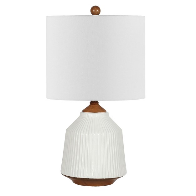 Relion Table Lamp Brown white Safavieh