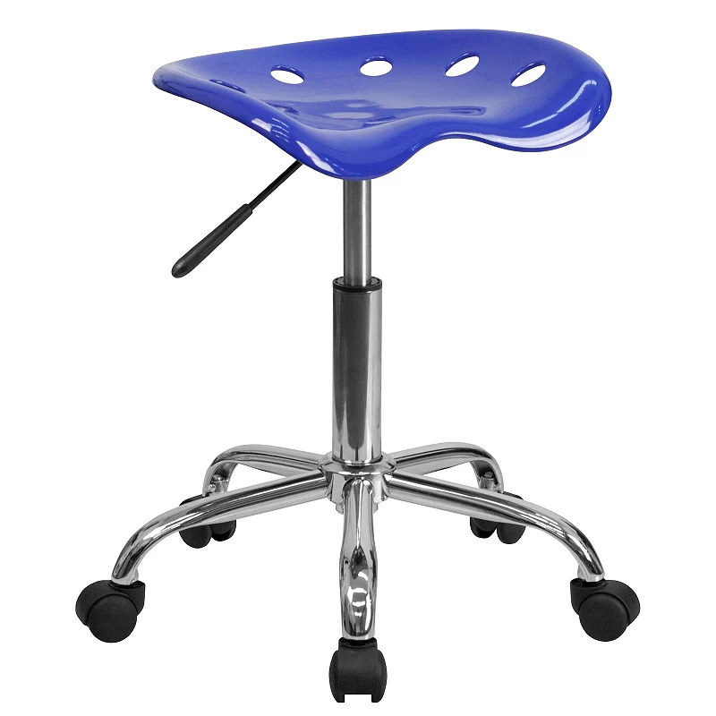 Flash Furniture Taylor Nautical Blue Tractor Seat Stool