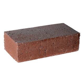 Mutual Materials 8 in. x 4 in. x 2.25 in. Brick Red Clay Paver (240-Pieces53 sq. ftPallet) BRC0126MMI