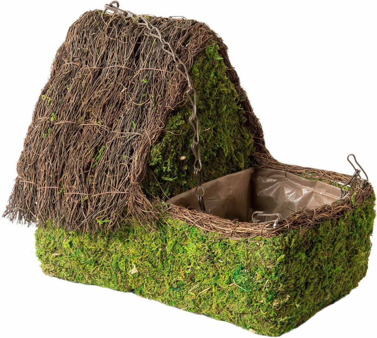 Galapagos Plantable Maison Birdhouse， Fresh Green