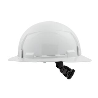 MW BOLT White Type 1 Class E Full Brim Non-Vented Hard Hat with 6-Point Ratcheting Suspension (10-Pack) 48-73-1121X10