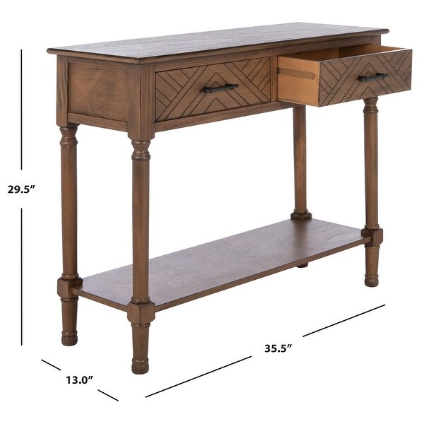 SAFAVIEH Peyton 2-Drawer Console Table - 35.5