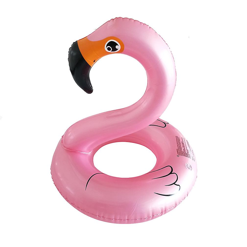 50cm Pink Flamingo Swimming Ring Inflatable Pool Ring For Kids