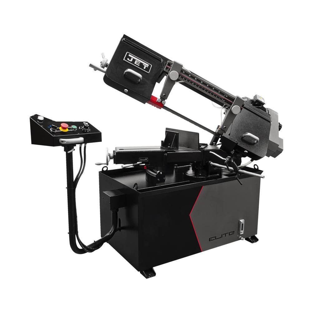 Jet 8 in. x 13 in Metalworking Variable Speed Mitering Bandsaw 1-12 HP 115230-Volt 1Ph 891020