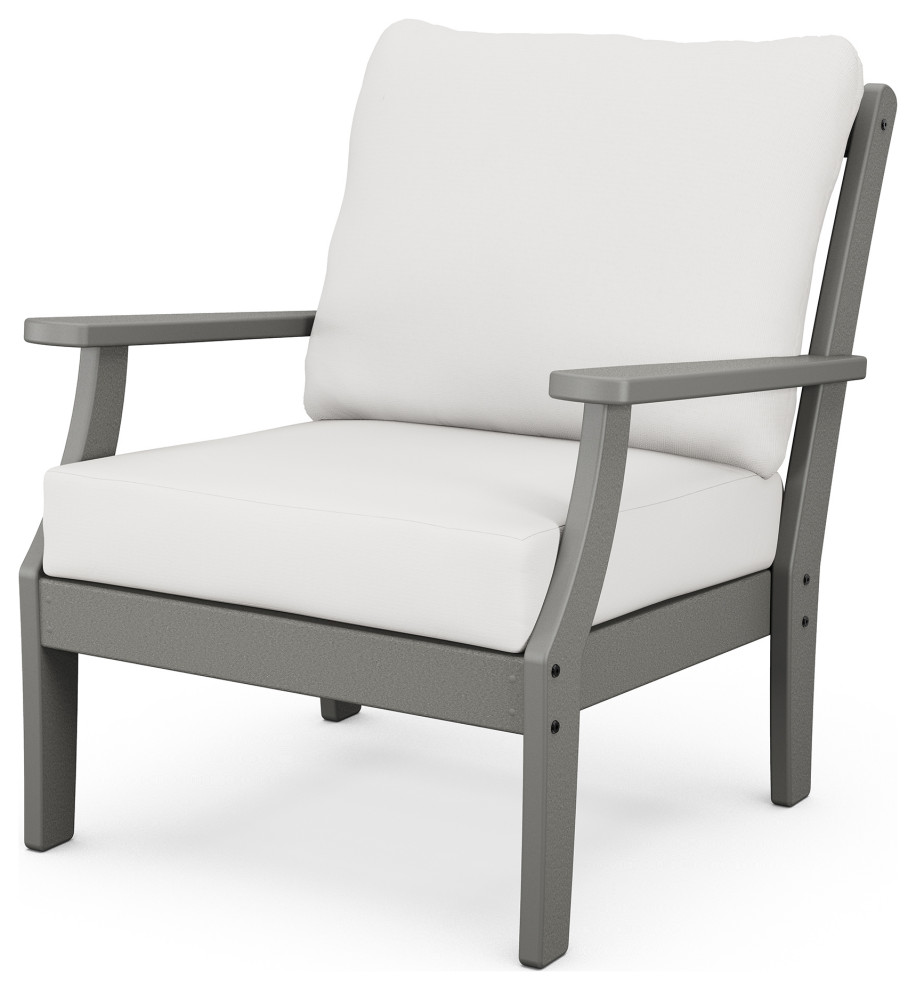 Trex Outdoor Yacht Club Deep Seating Chair   Transitional   Outdoor Lounge Chairs   by POLYWOOD  Houzz