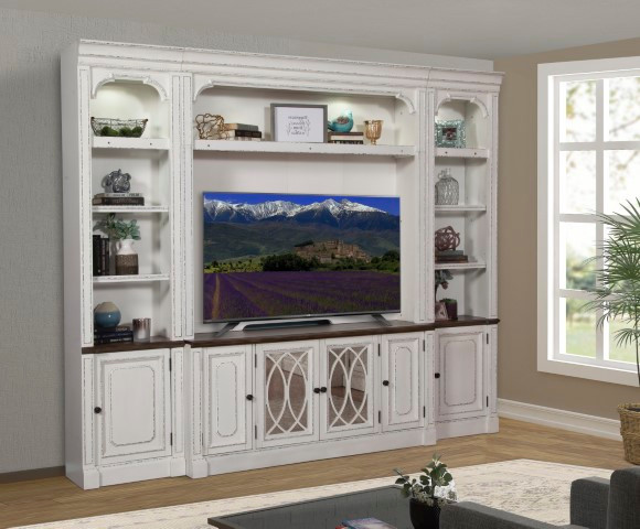 4 Piece Modular Entertainment Wall   Entertainment Centers And Tv Stands   by Parker House  Houzz