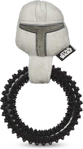 Fetch For Pets Star Wars Mandalorian Mando Teething Ring Puppy Dog Toy