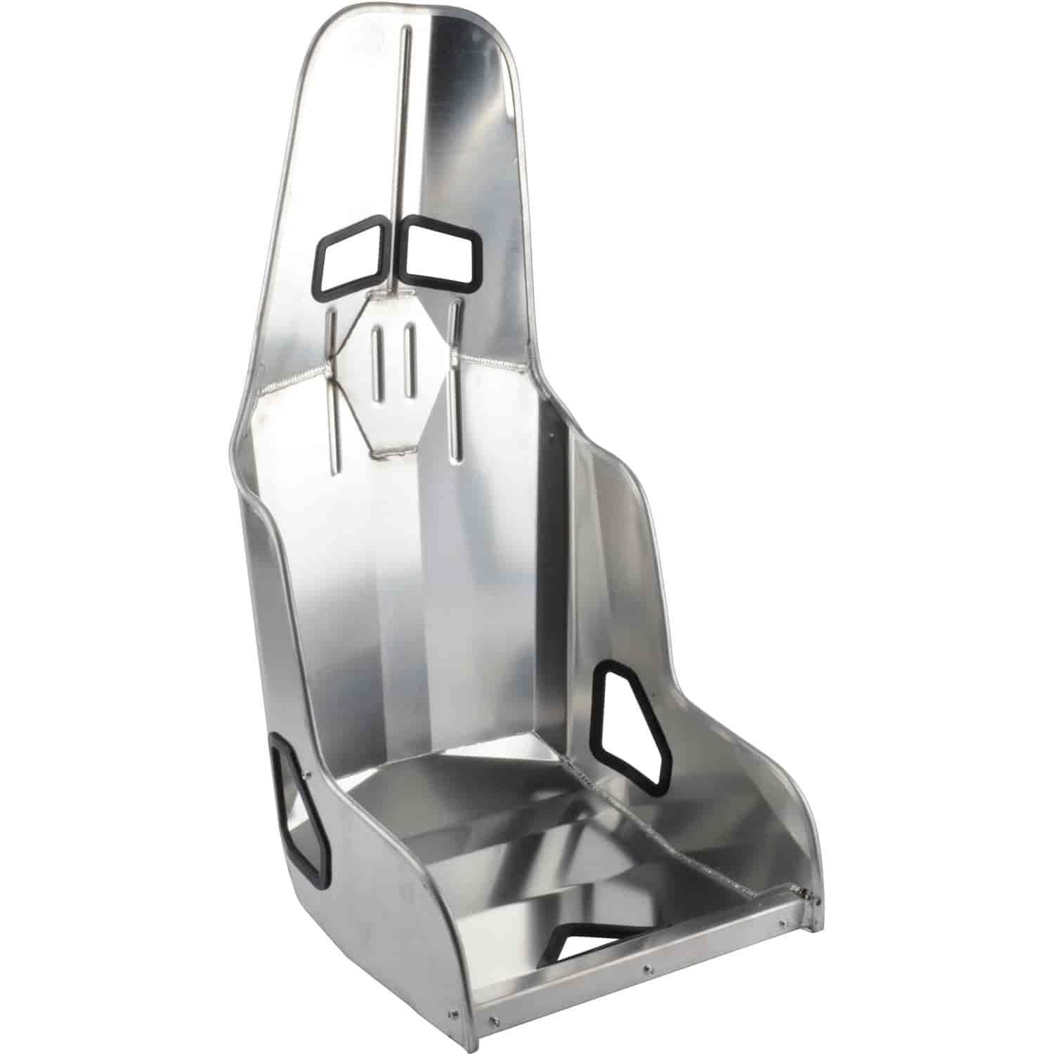 JEGS 702262 Aluminum Racing Seat 18 in. Hip Width 18-degree Layback Tubular Roll