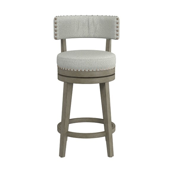 Hillsdale Furniture Lawton Wood Swivel Stool， Antique Gray