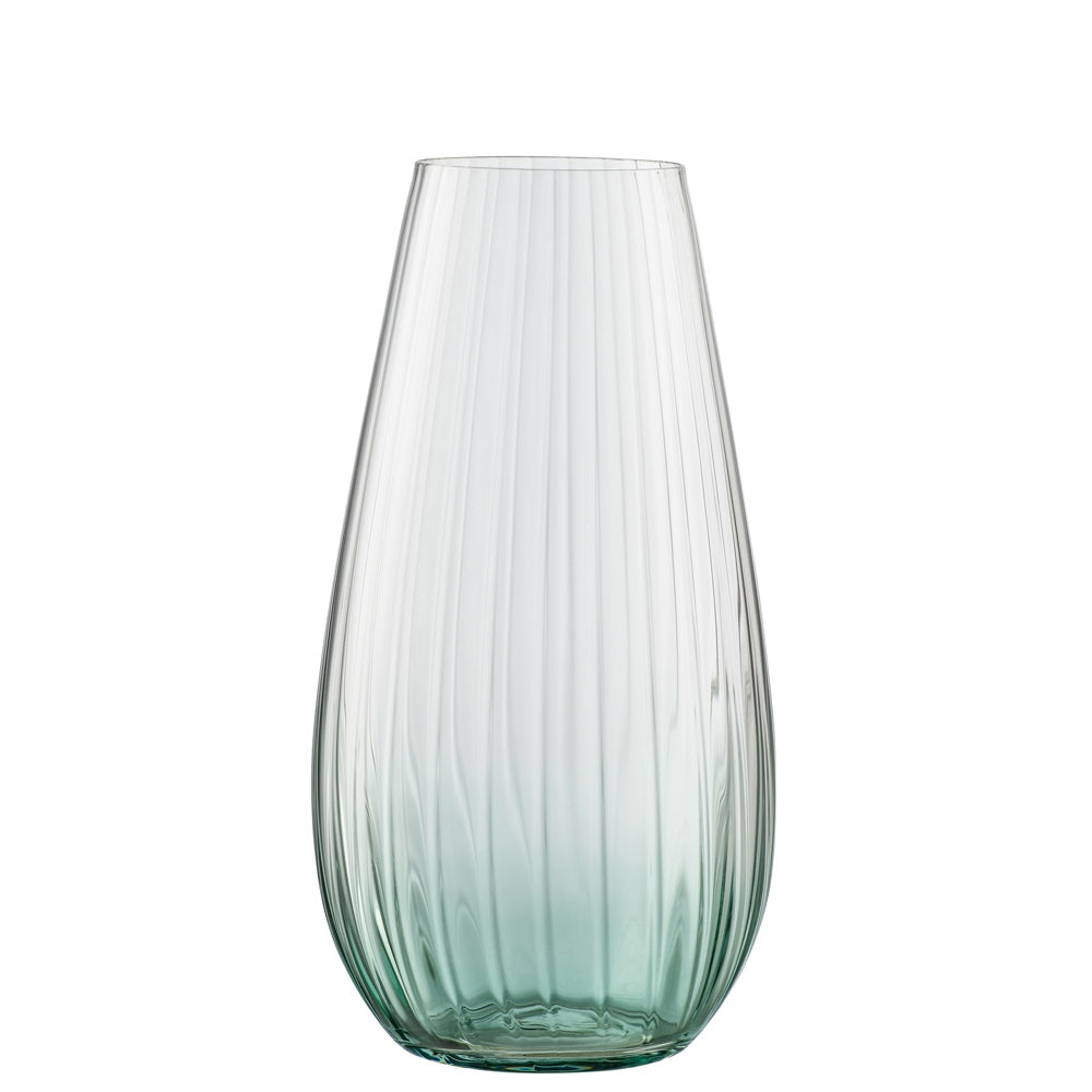 Galway Crystal Erne 9.5 Vase Aqua