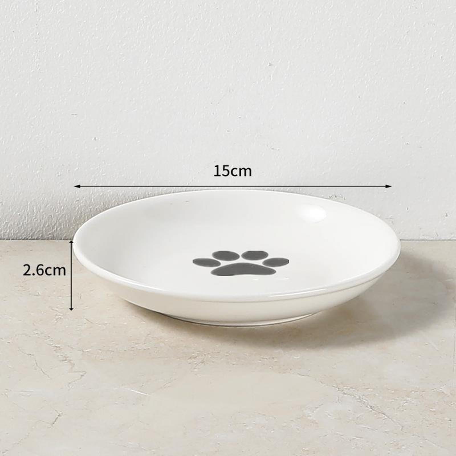 Ceramic Iron Holder Shelf Stand Pet Single Bowl Feeding Food Bowls for cat and dog - Green