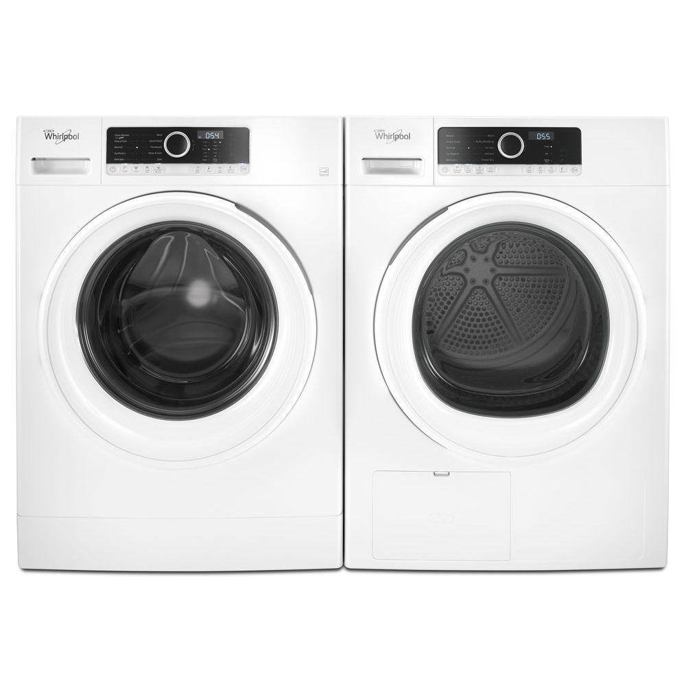 Whirlpool 1.9 cu. ft. High Efficiency Front Load Washer in White with Detergent Dosing Aid ENERGY STAR WFW3090JW