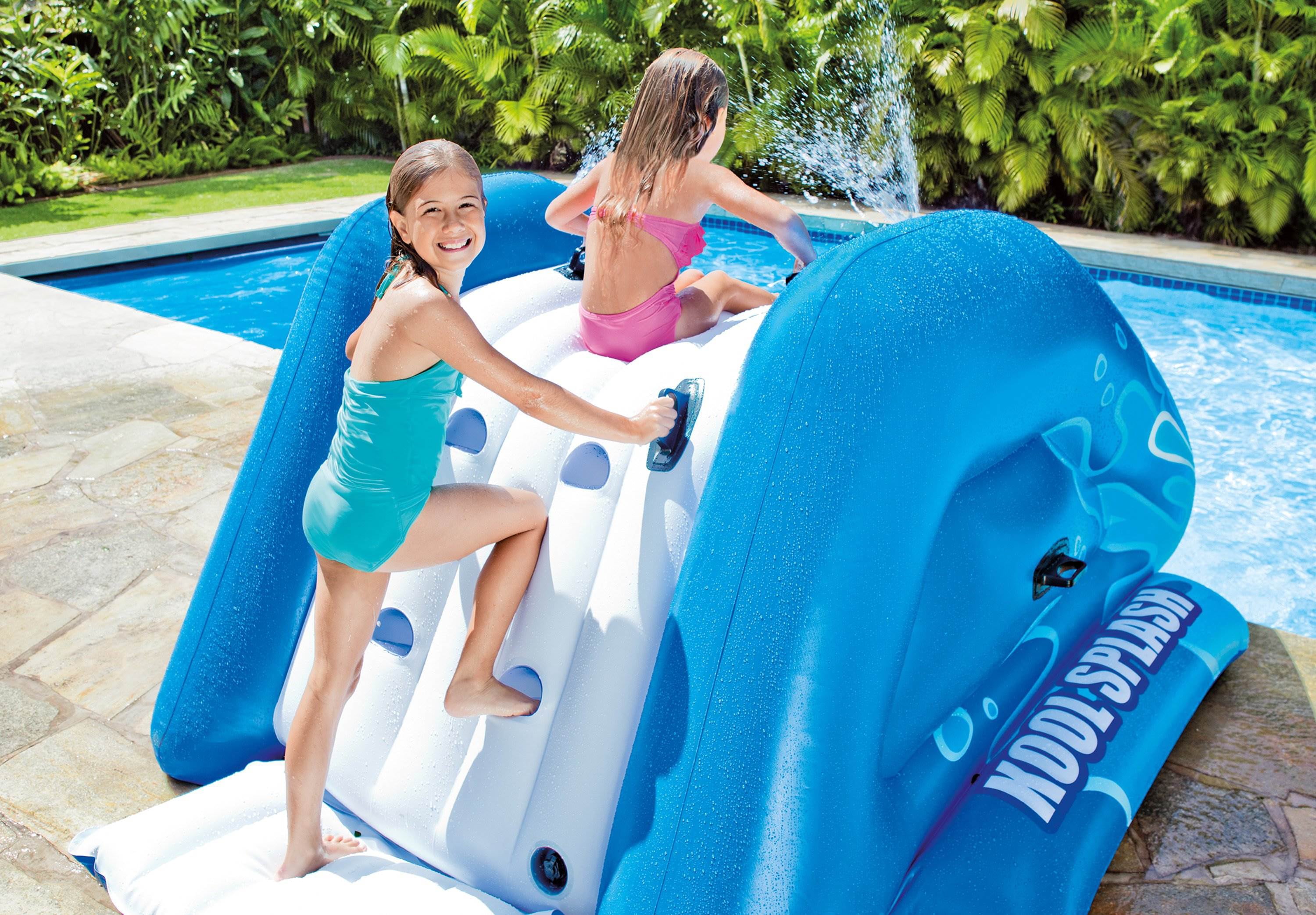 Intex Kool Splash Inflatable Play Center Water Slide | Open Box (2 Pack)