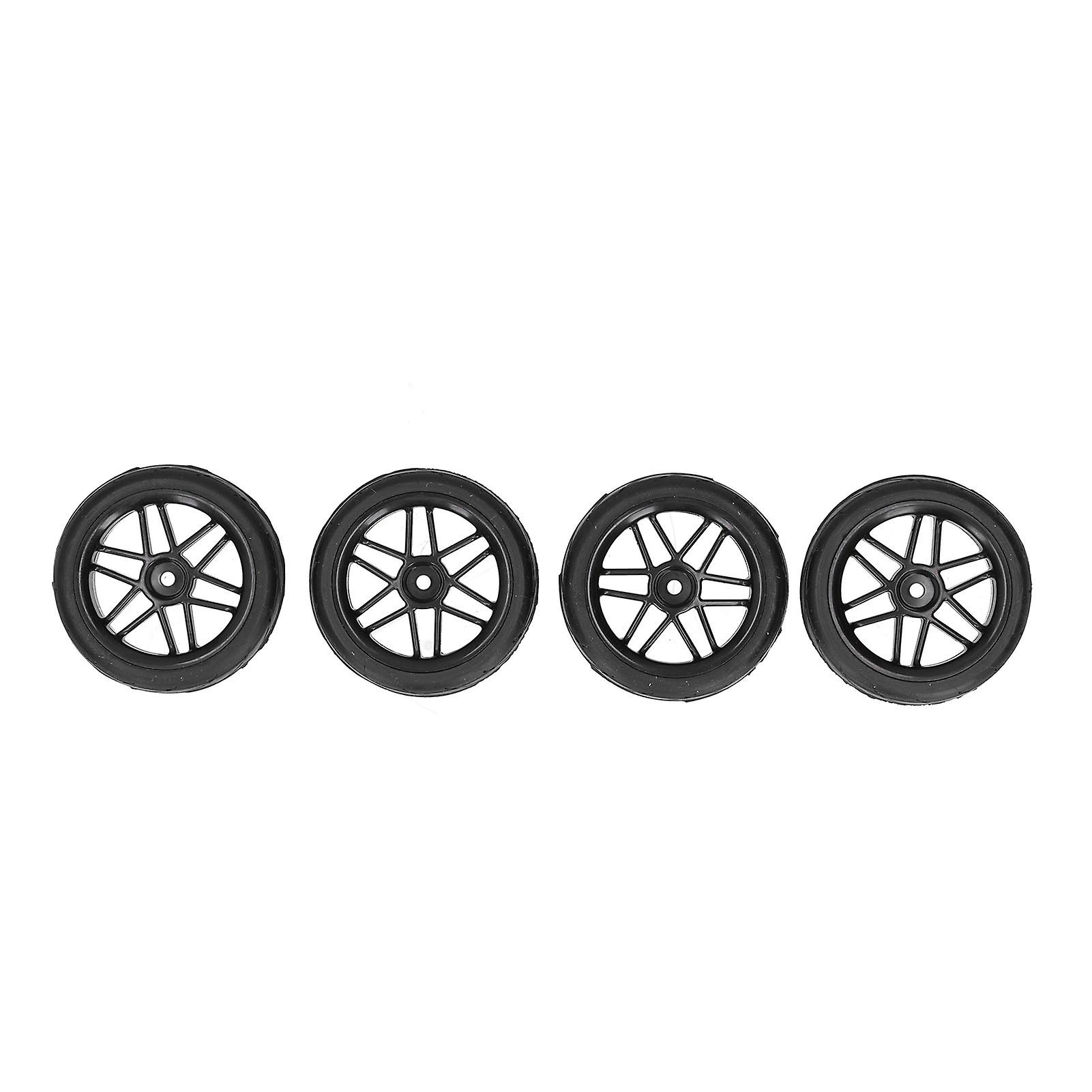 Remote Control Rubber Tires Replacement For For Hsp 94122/94123/tt01/wf06 1/10 Rc Carblack