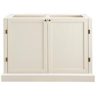 Home Decorators Collection Prescott Polar White Modular 6-Shelf Pantry Base 9950700410