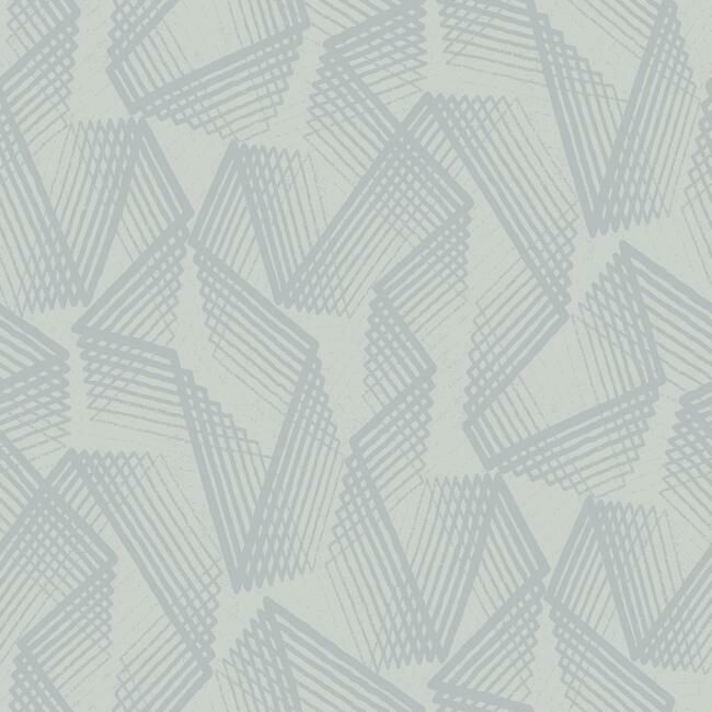 Sample Acceleration Peel & Stick Wallpaper in Grey and Silver