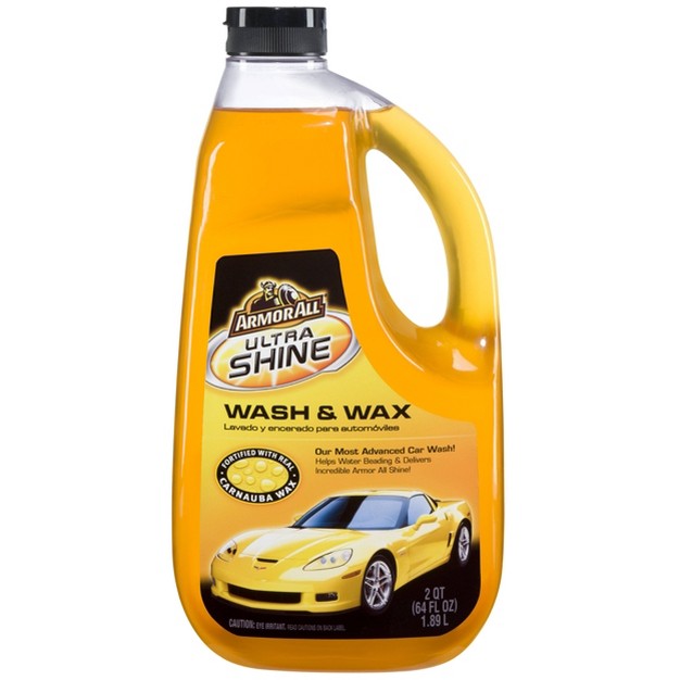 Armor All 64oz Ultra Shine Wash And Wax Automotive Wash