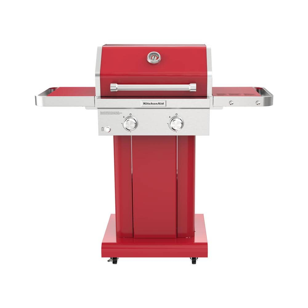 KitchenAid 2-Burner Propane Gas Grill in all Red 720-0891CA