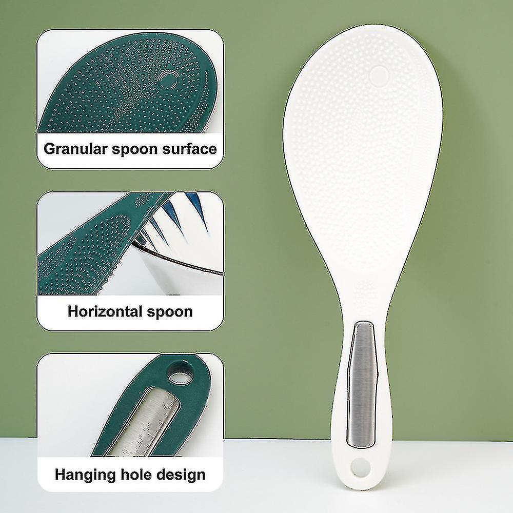 Rice Paddle Spoon Set Of 2， Rice Spatula，rice Spoon Paddle，rice Cooker Spoon，works For Rice，mashed P