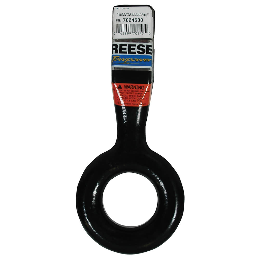 Reese 7.375 10000 lbs Recovery Ring Trailer Hitch Ball Mount