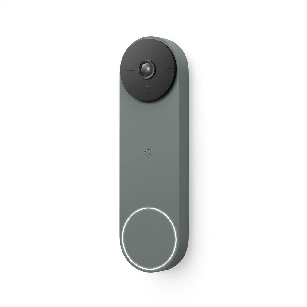 Google Nest Doorbell (Battery) - Smart Wi-Fi Video Doorbell Camera - Ivy GA02075-US